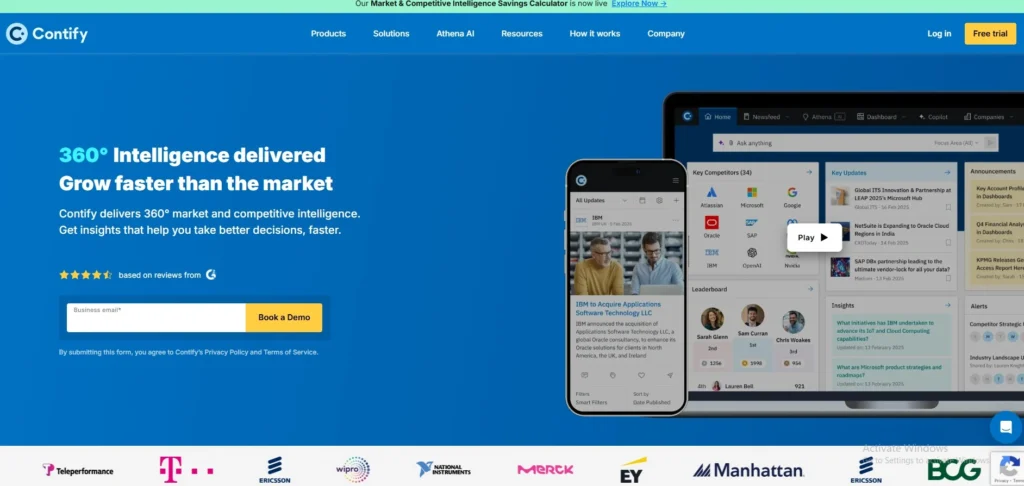 Contify-Market intelligence software