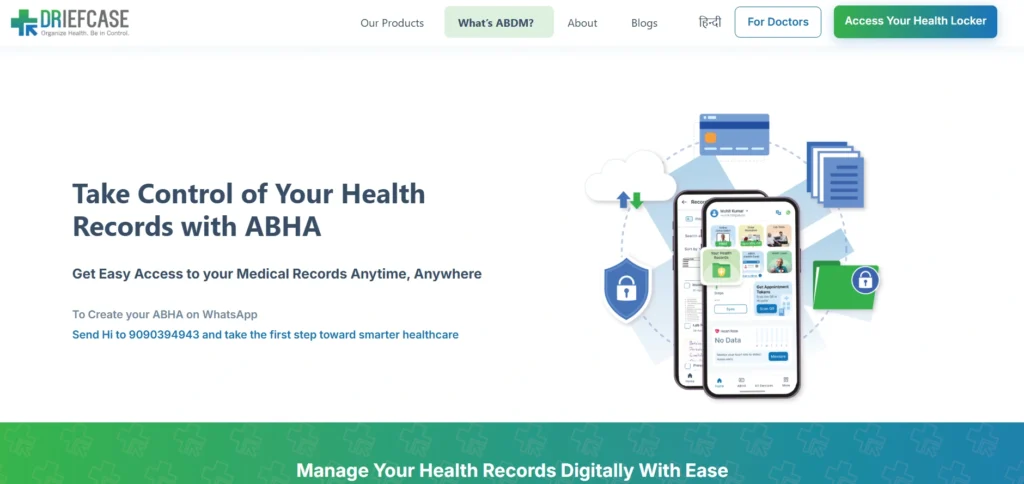 Patient management software- Driefcase