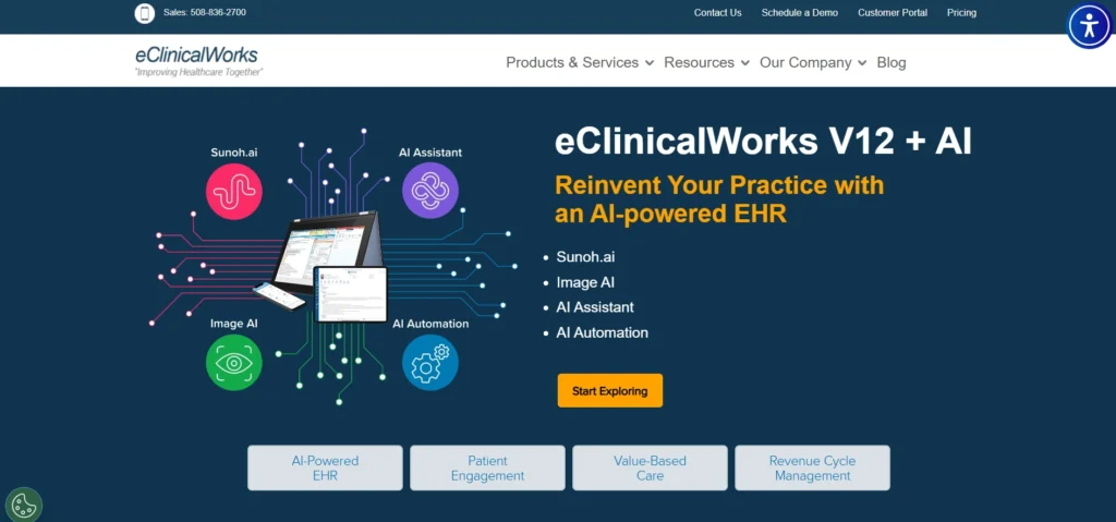 Patient management software-eClinicalWorks