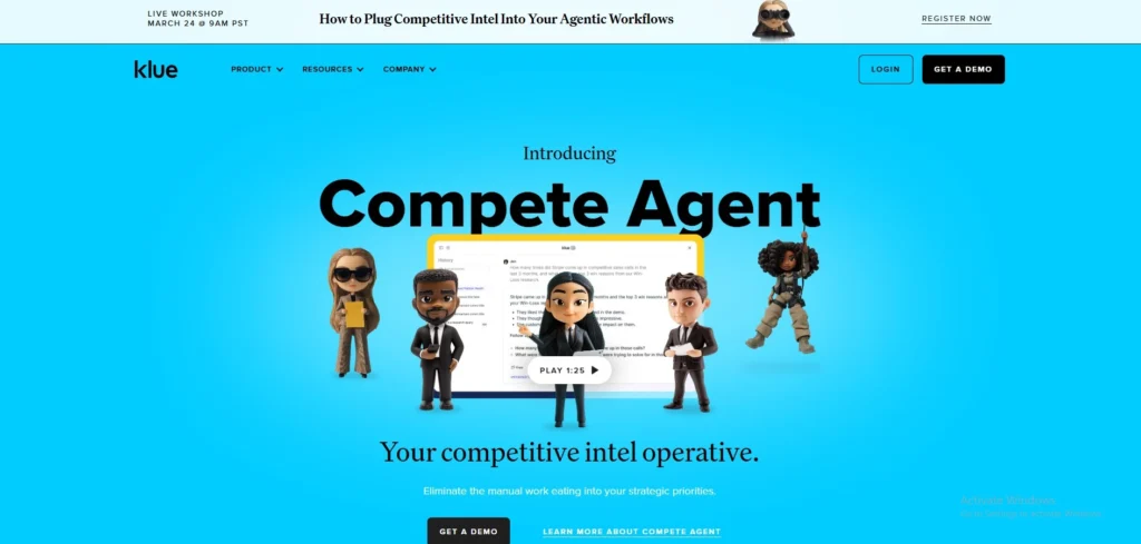 Klue-Market intelligence software