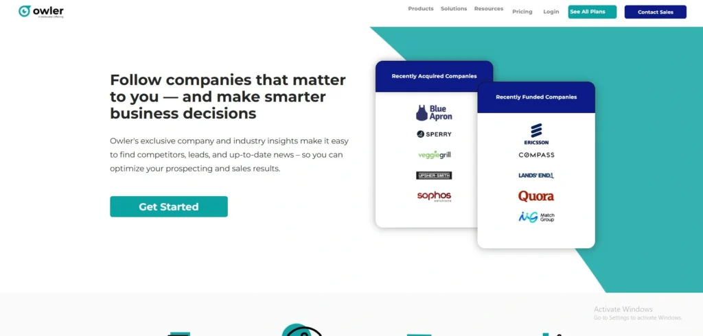 Owler-Market intelligence software