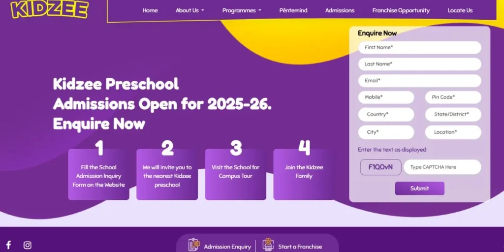 Kidzee Franchise Cost