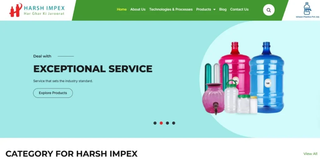Harsh PET Products - PET Bottle Manufacturers in India