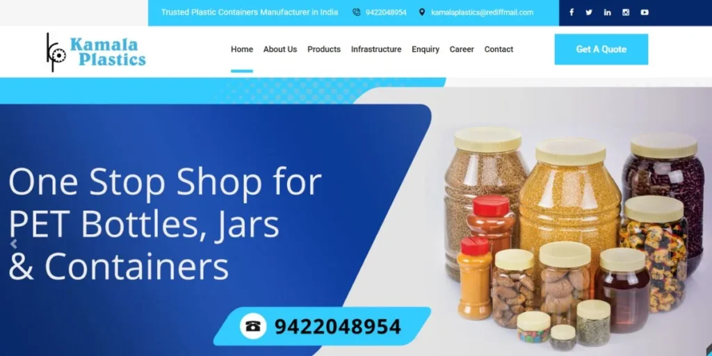 Kamala Plastics - PET Bottle Manufacturers in India