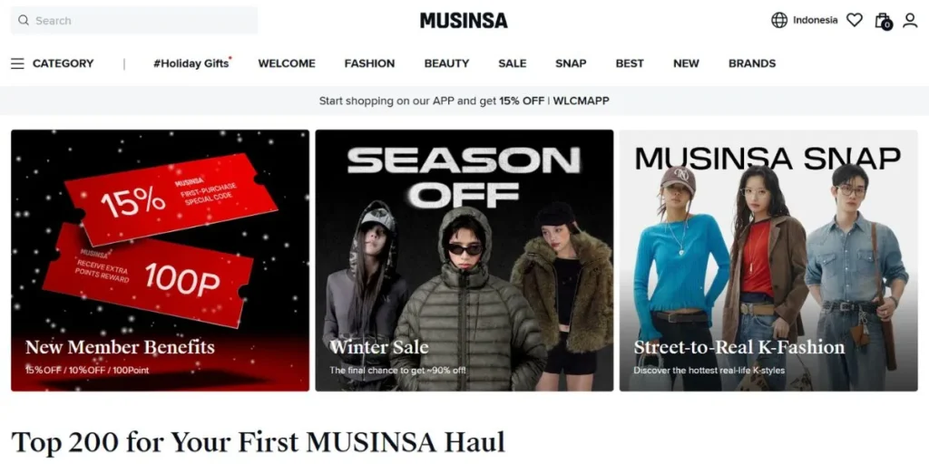 Musinsa Standard - Korean Clothing Brands in India