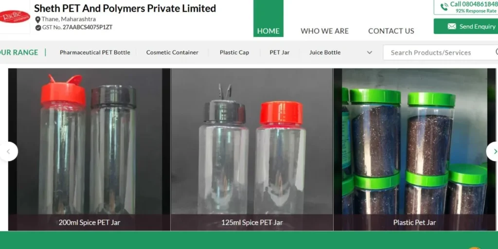 Sheth PET Products - PET Bottle Manufacturers in India