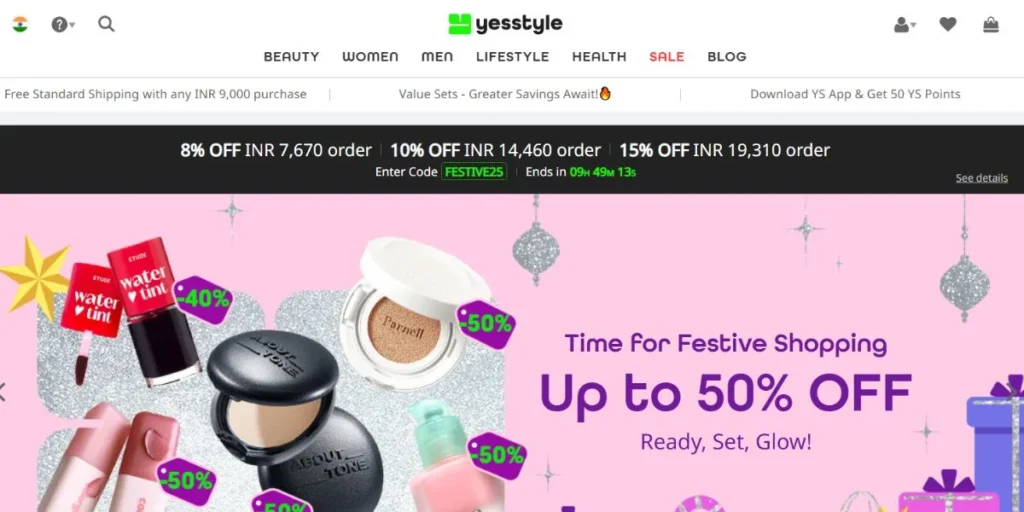 YesStyle - Korean Clothing Brands in India