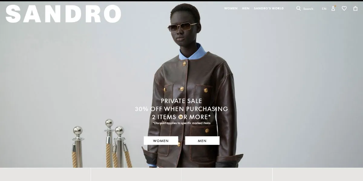 sandro - French clothing brands